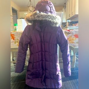 Eddie Bauer Down Jacket with faux fur hood
